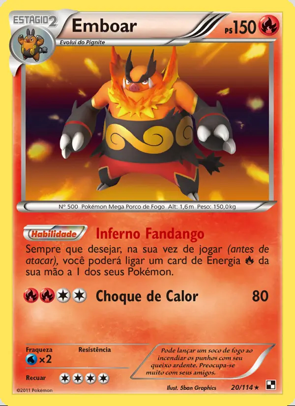 Image of the card Emboar