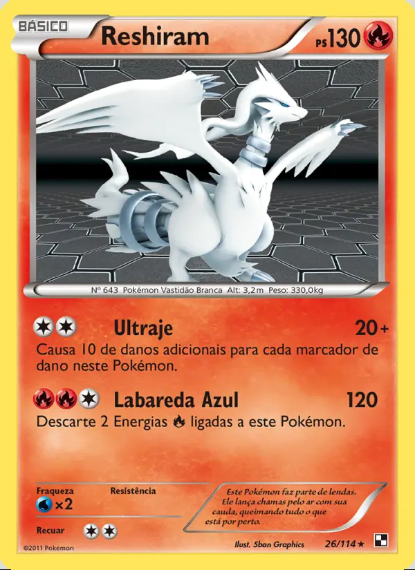 Image of the card Reshiram