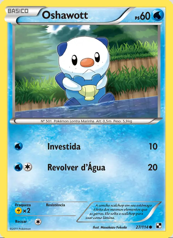 Image of the card Oshawott