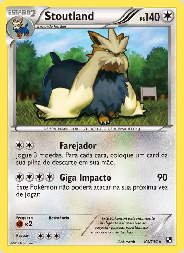 Image of the card Stoutland