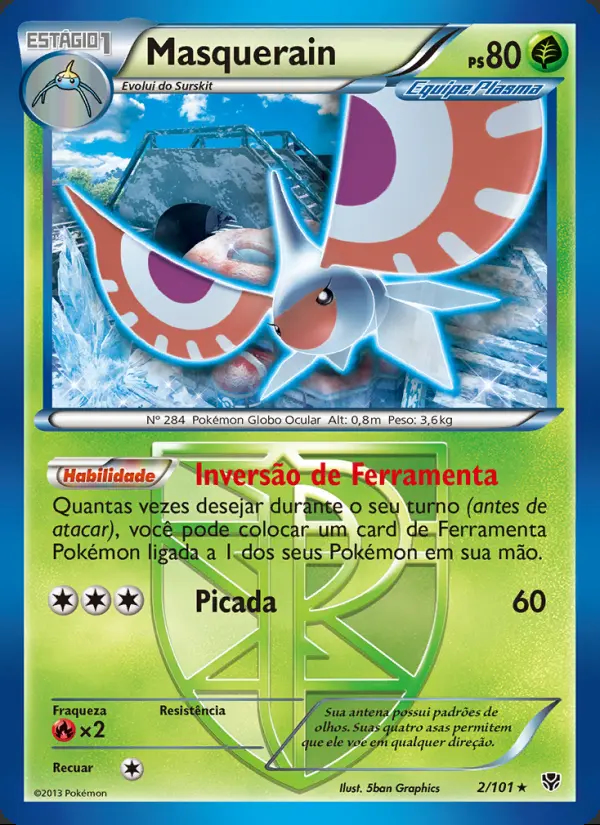 Image of the card Masquerain