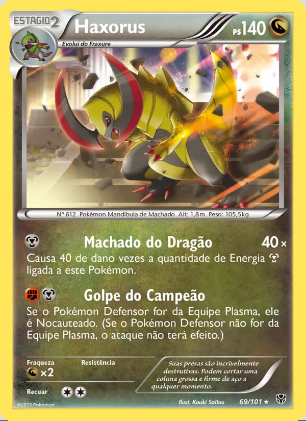 Image of the card Haxorus