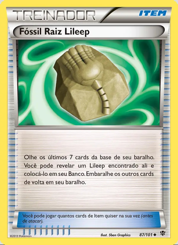 Image of the card Fóssil Raiz Lileep