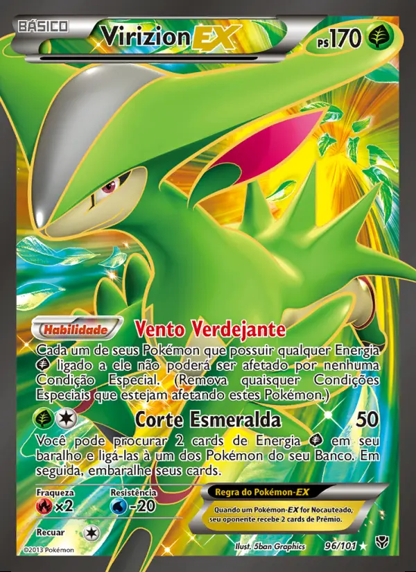 Image of the card Virizion-EX