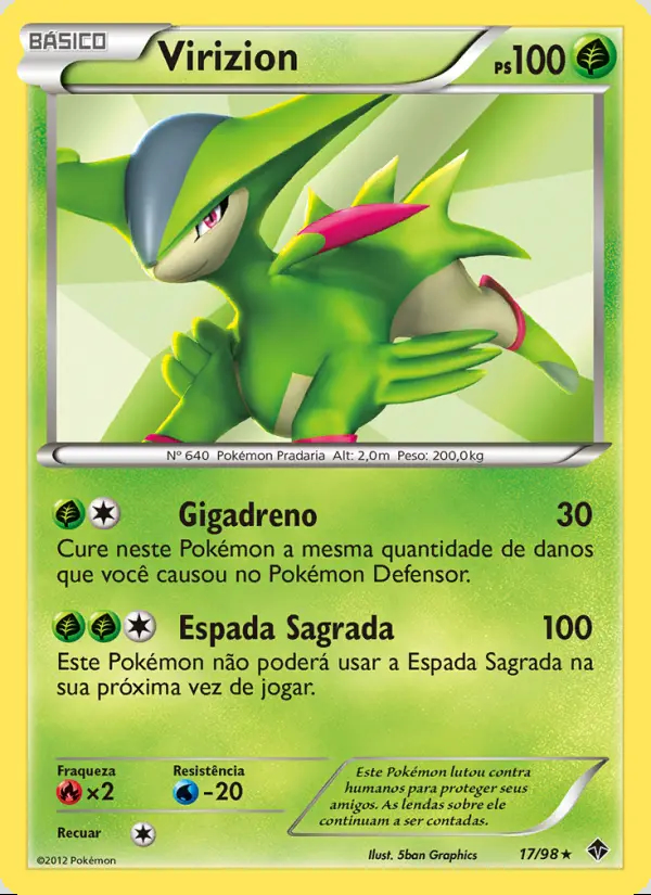 Image of the card Virizion