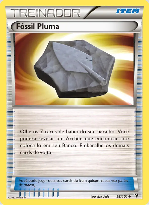 Image of the card Fóssil Pluma