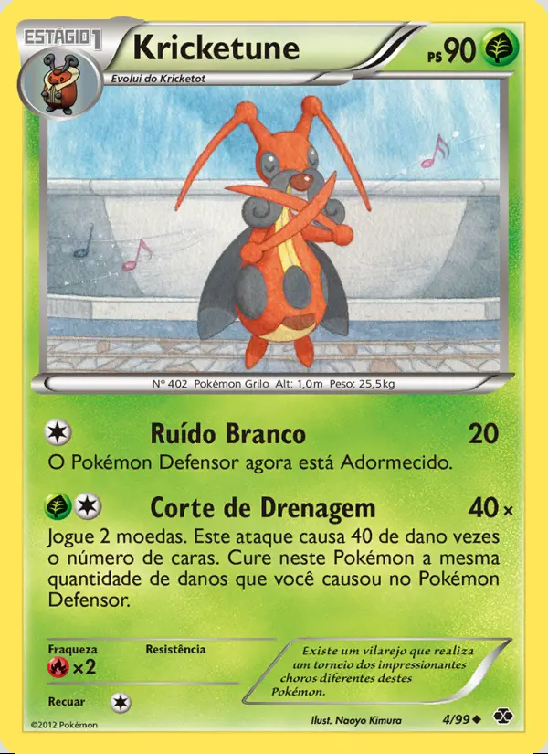 Image of the card Kricketune
