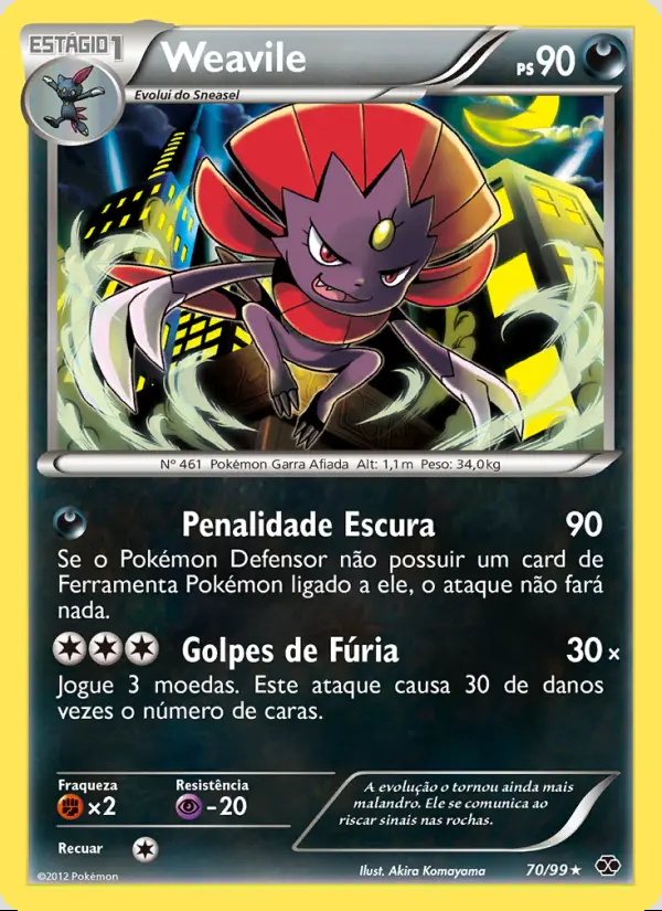 Image of the card Weavile