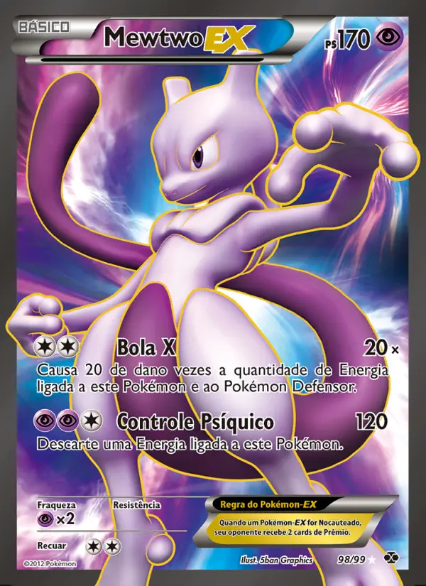 Image of the card Mewtwo-EX