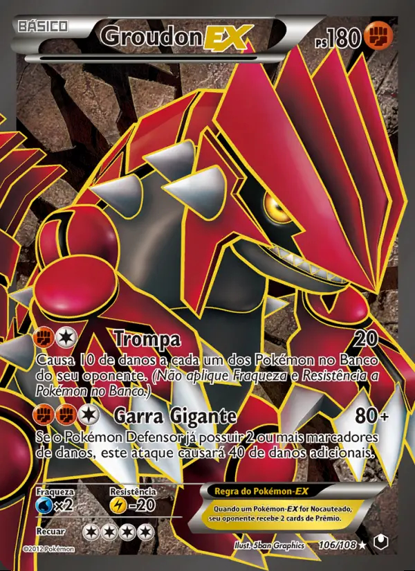 Image of the card Groudon-EX