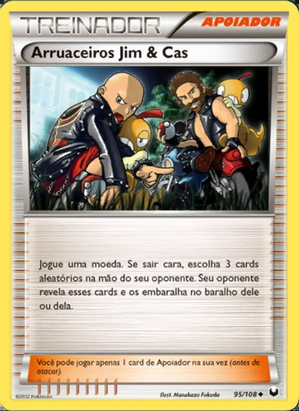 Image of the card Arruaceiros Jim & Cas