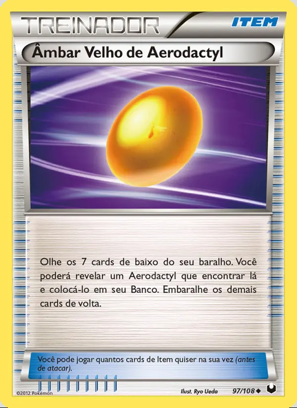 Image of the card Âmbar Velho de Aerodactyl
