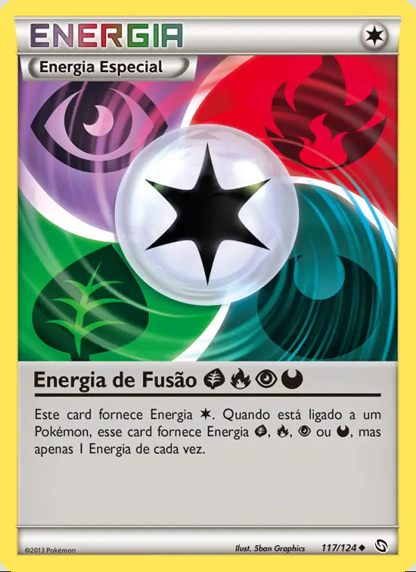 Image of the card Energia de Fusão Grass Fire Psychic Darkness