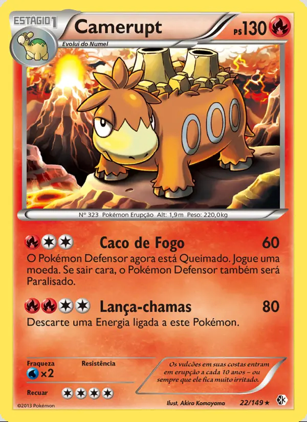 Image of the card Camerupt