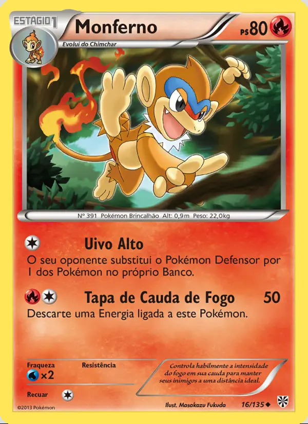 Image of the card Monferno