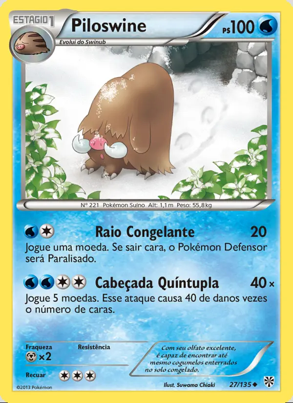 Image of the card Piloswine