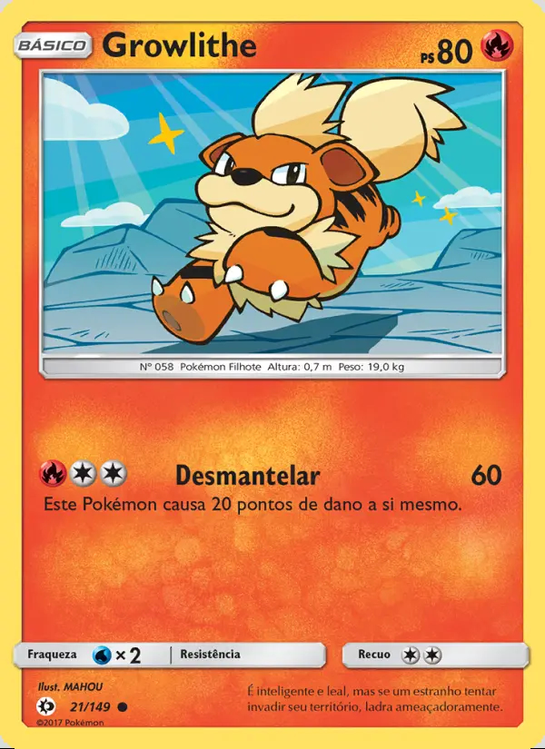 Image of the card Growlithe