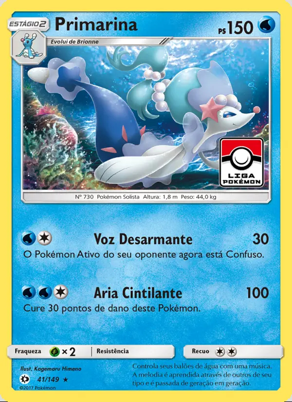 Image of the card Primarina