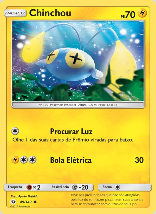 Image of the card Chinchou