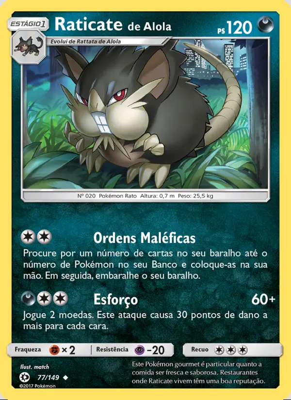 Image of the card Raticate de Alola