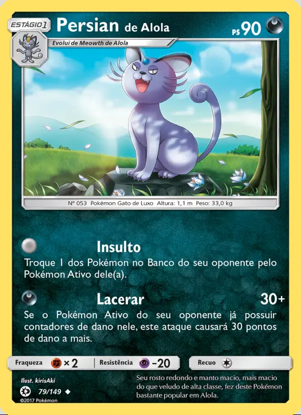 Image of the card Persian de Alola
