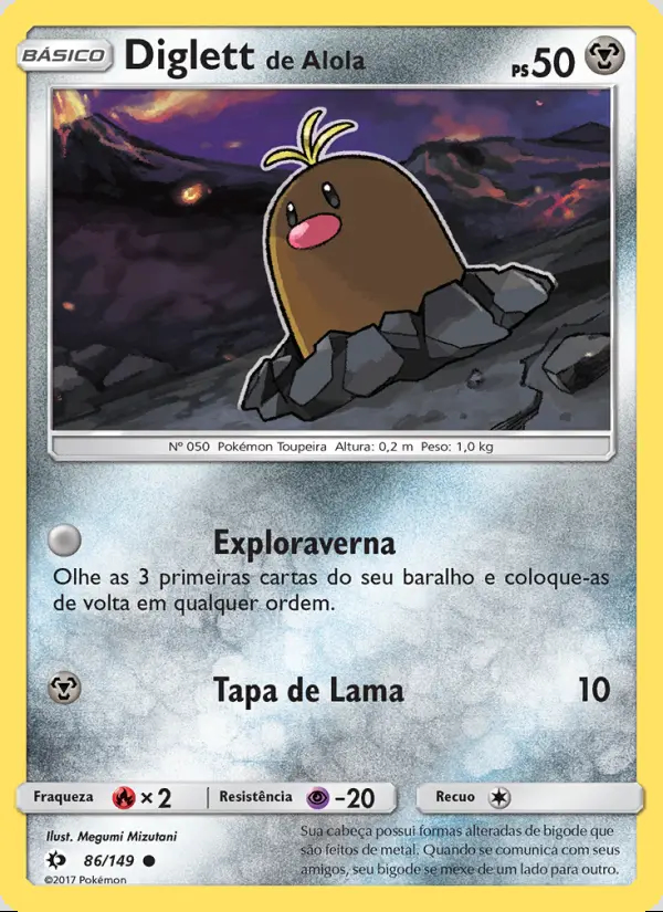 Image of the card Diglett de Alola