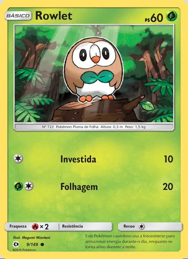 Image of the card Rowlet