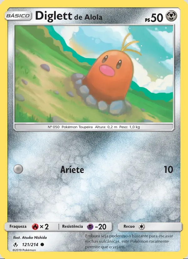 Image of the card Diglett de Alola