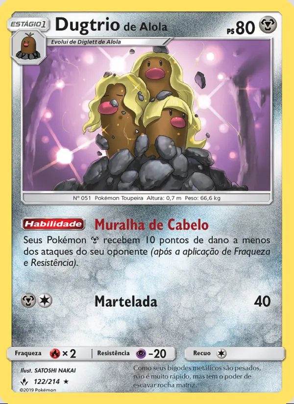 Image of the card Dugtrio de Alola