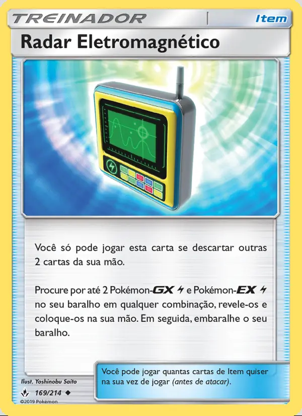 Image of the card Radar Eletromagnético