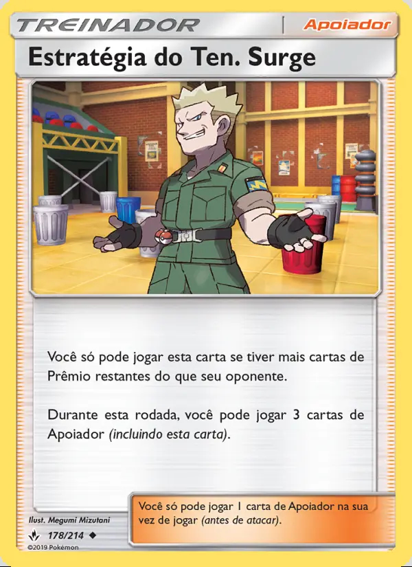 Image of the card Estratégia do Ten. Surge