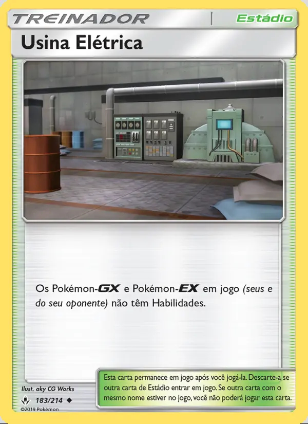 Image of the card Usina Elétrica
