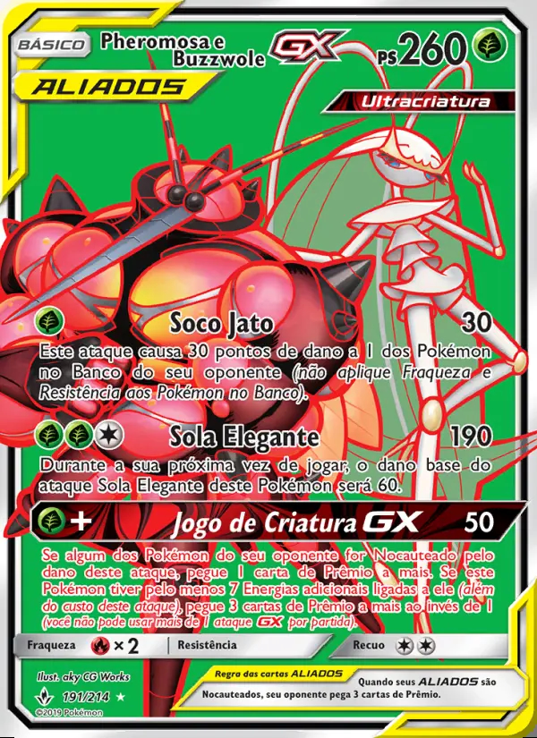 Image of the card Pheromosa e Buzzwole GX