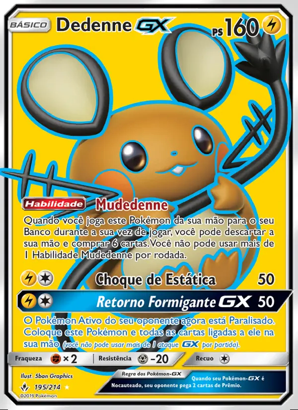 Image of the card Dedenne GX