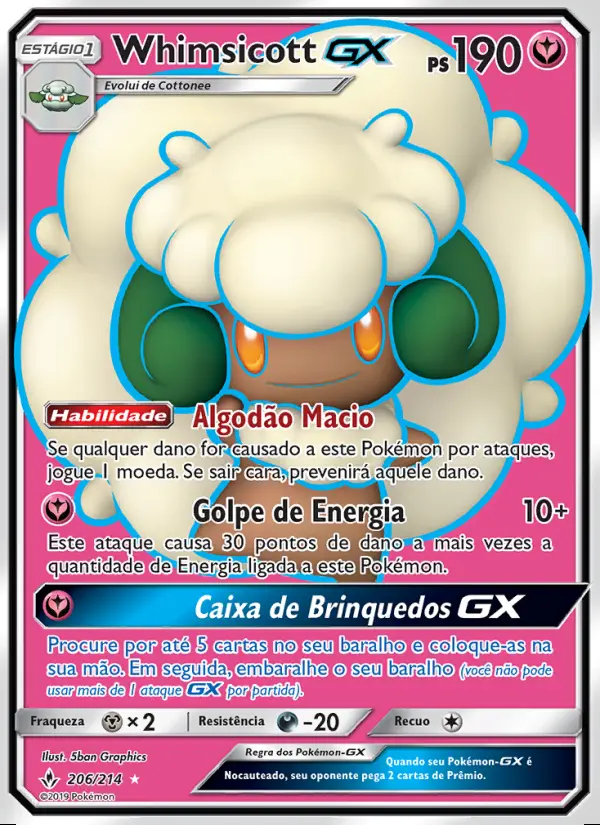 Image of the card Whimsicott GX