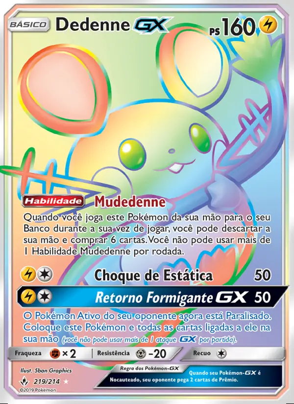 Image of the card Dedenne GX