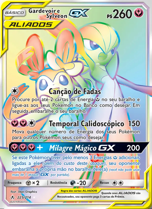 Image of the card Gardevoir e Sylveon GX