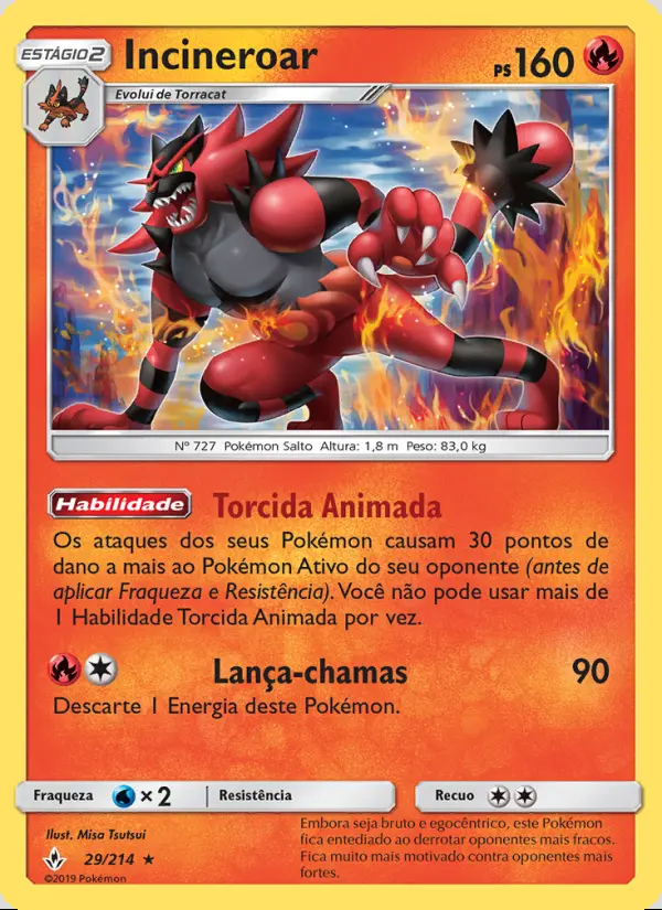 Image of the card Incineroar