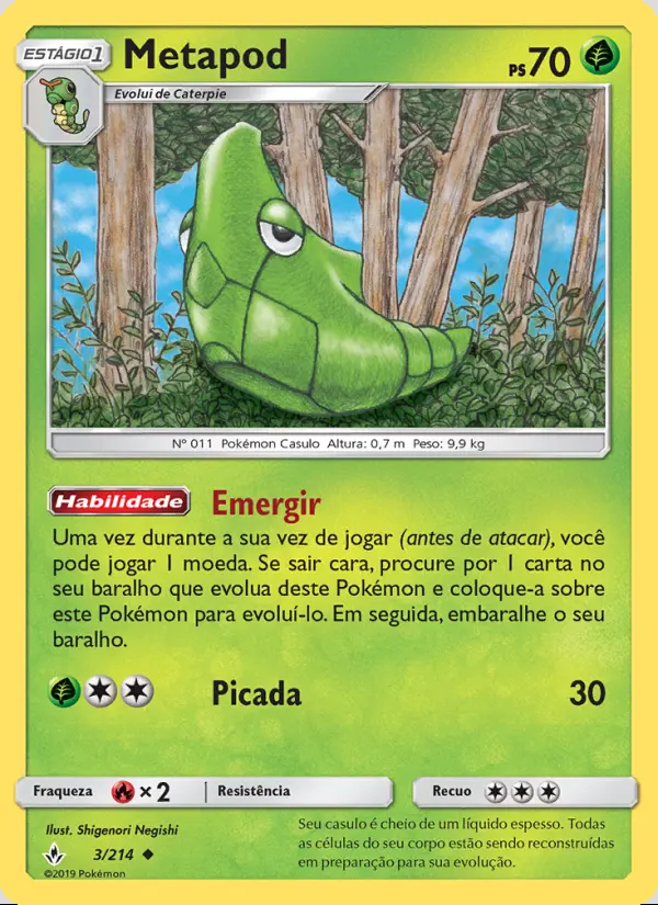 Image of the card Metapod