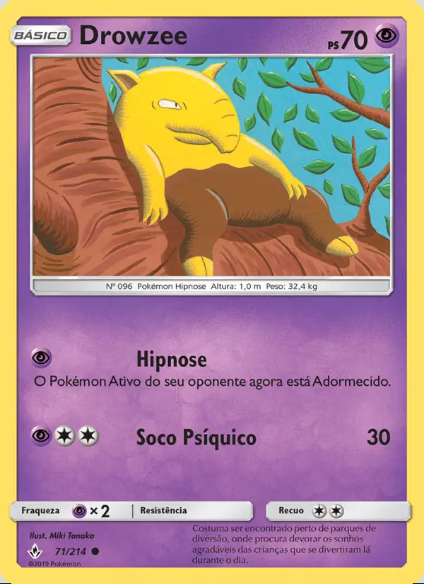 Image of the card Drowzee