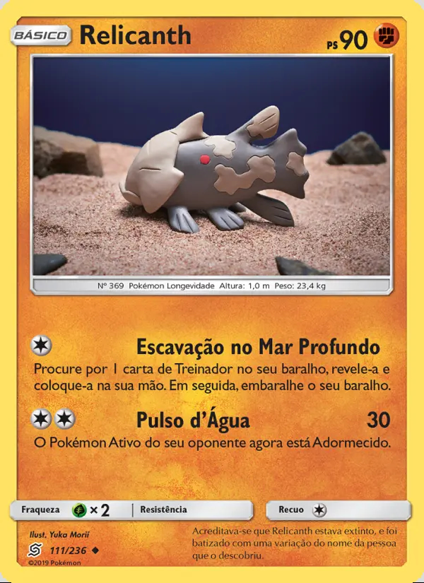 Image of the card Relicanth
