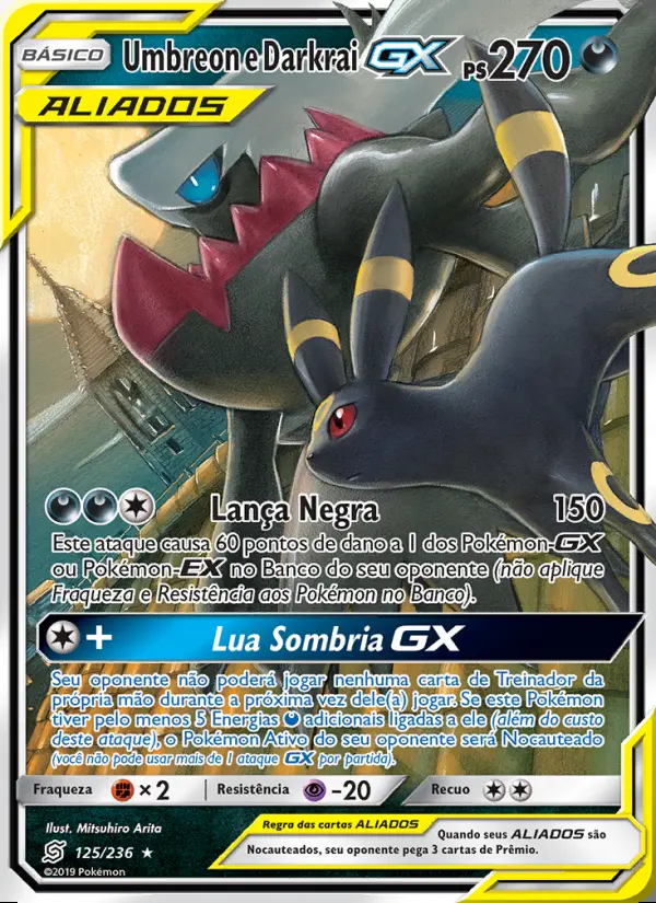 Image of the card Umbreon e Darkrai GX