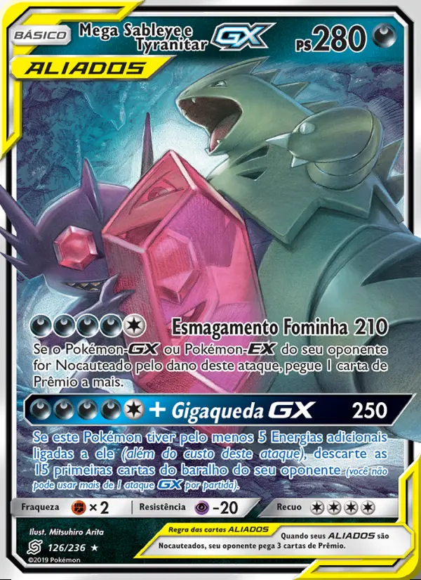 Image of the card Mega Sableye e Tyranitar GX