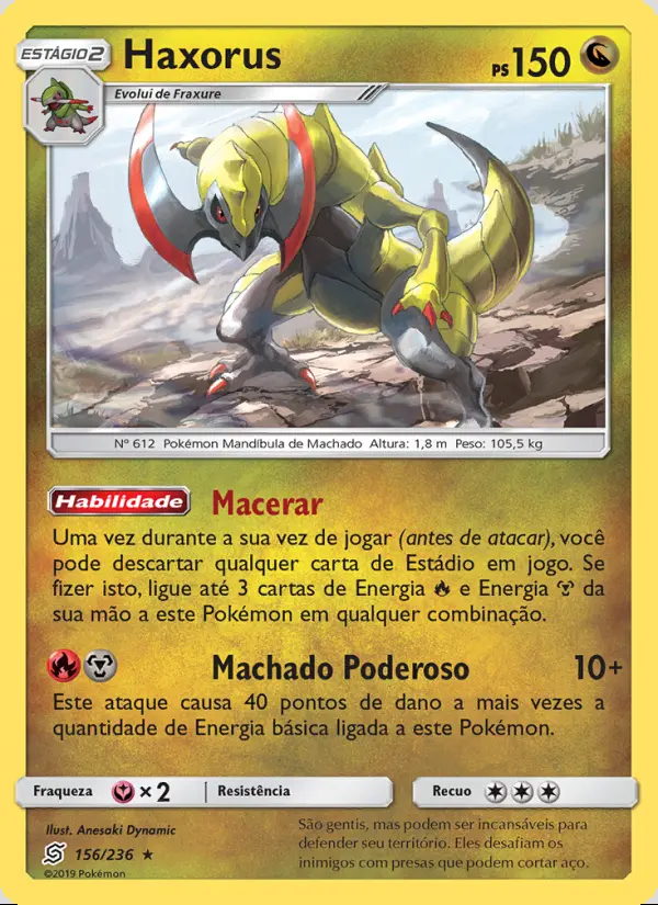 Image of the card Haxorus