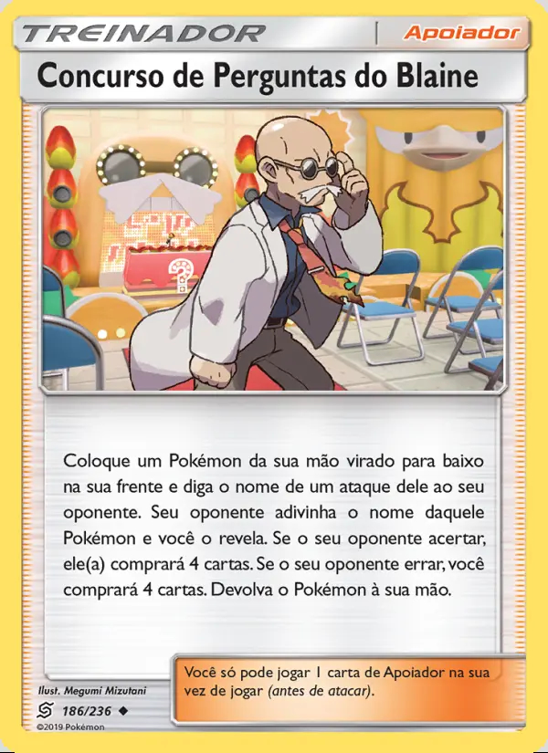 Image of the card Concurso de Perguntas do Blaine