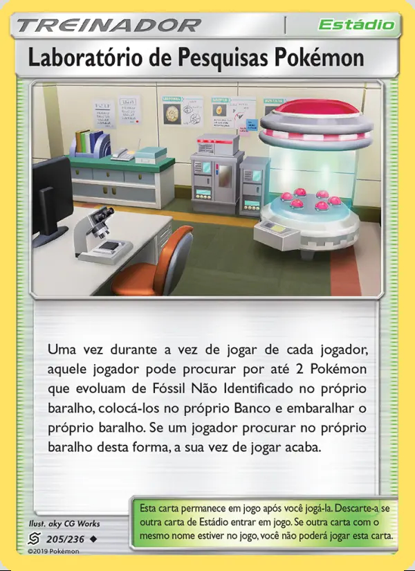 Image of the card Laboratório de Pesquisas Pokémon