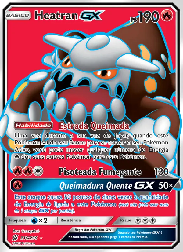 Image of the card Heatran GX