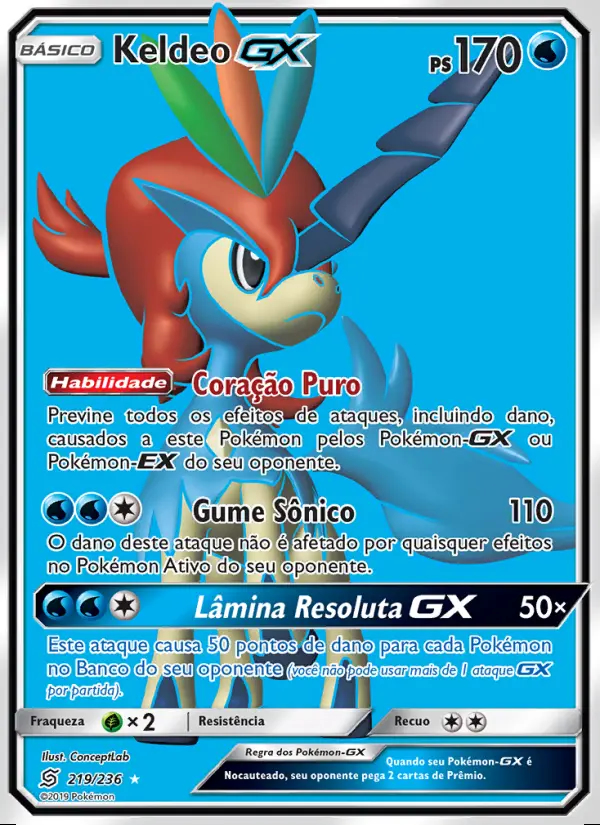 Image of the card Keldeo GX