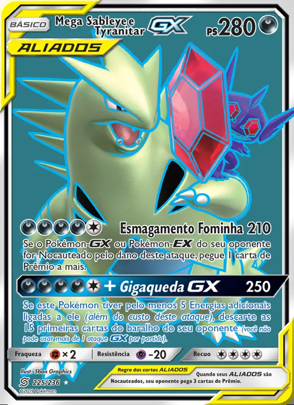 Image of the card Mega Sableye e Tyranitar GX
