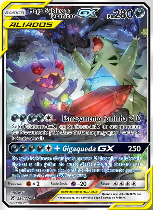 Image of the card Mega Sableye e Tyranitar GX